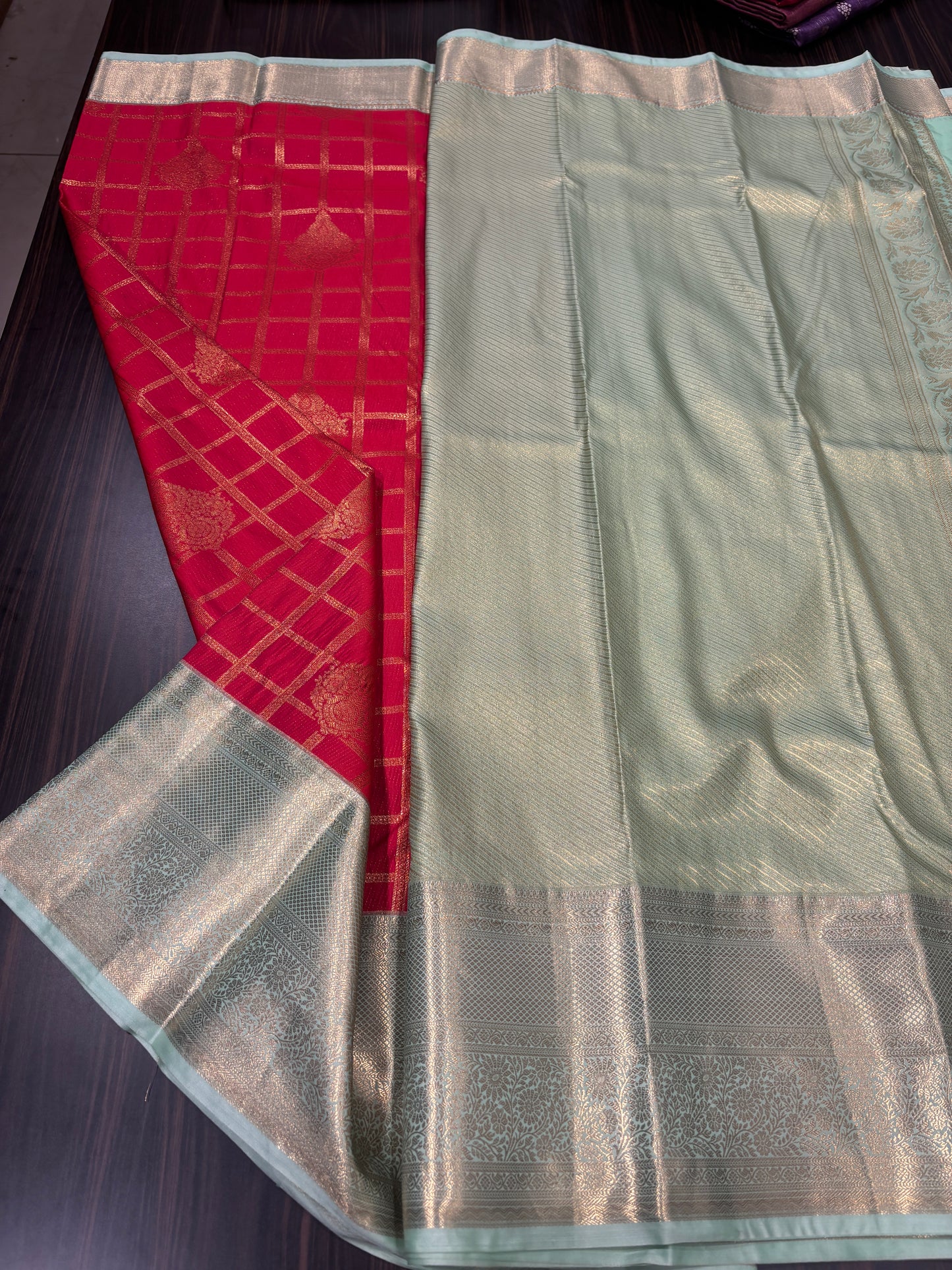 Semi Kanchipuram silk