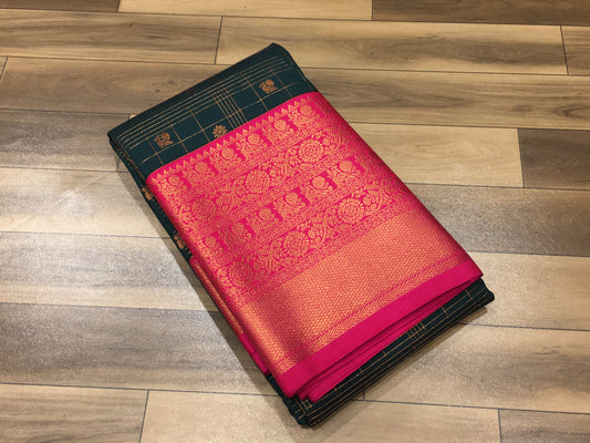 Semi Kanchipuram silk