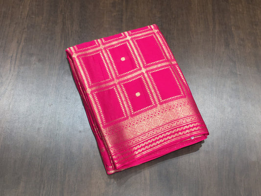 Semi Mysore Crape Silk
