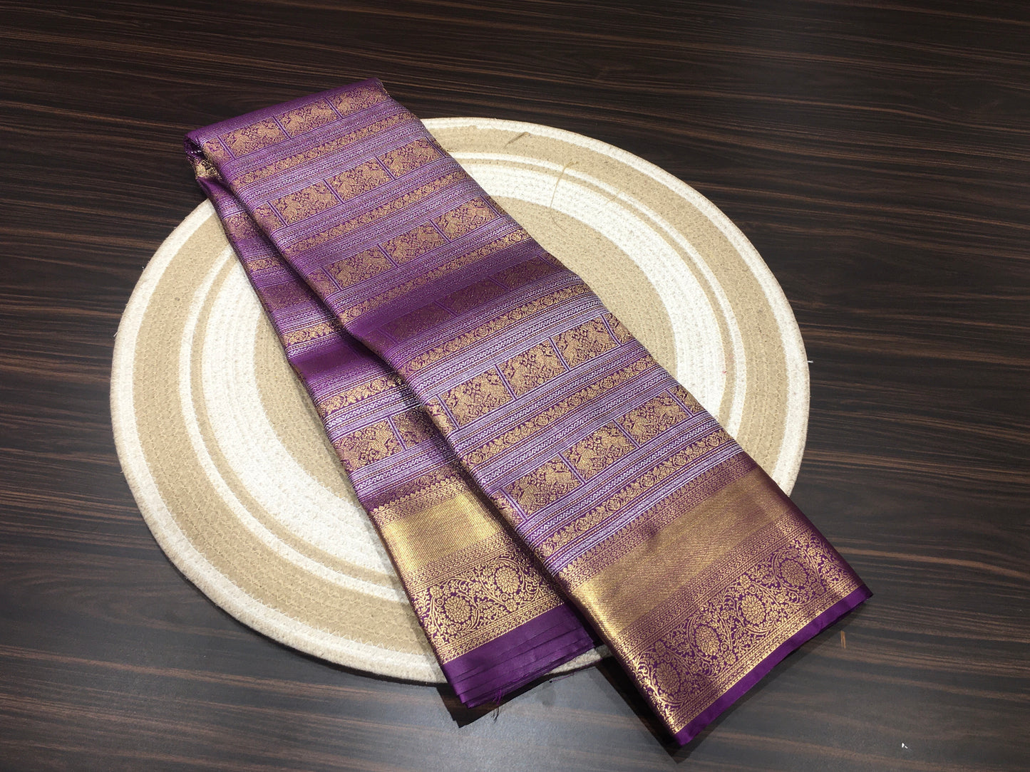 Semi Kanchipuram silk