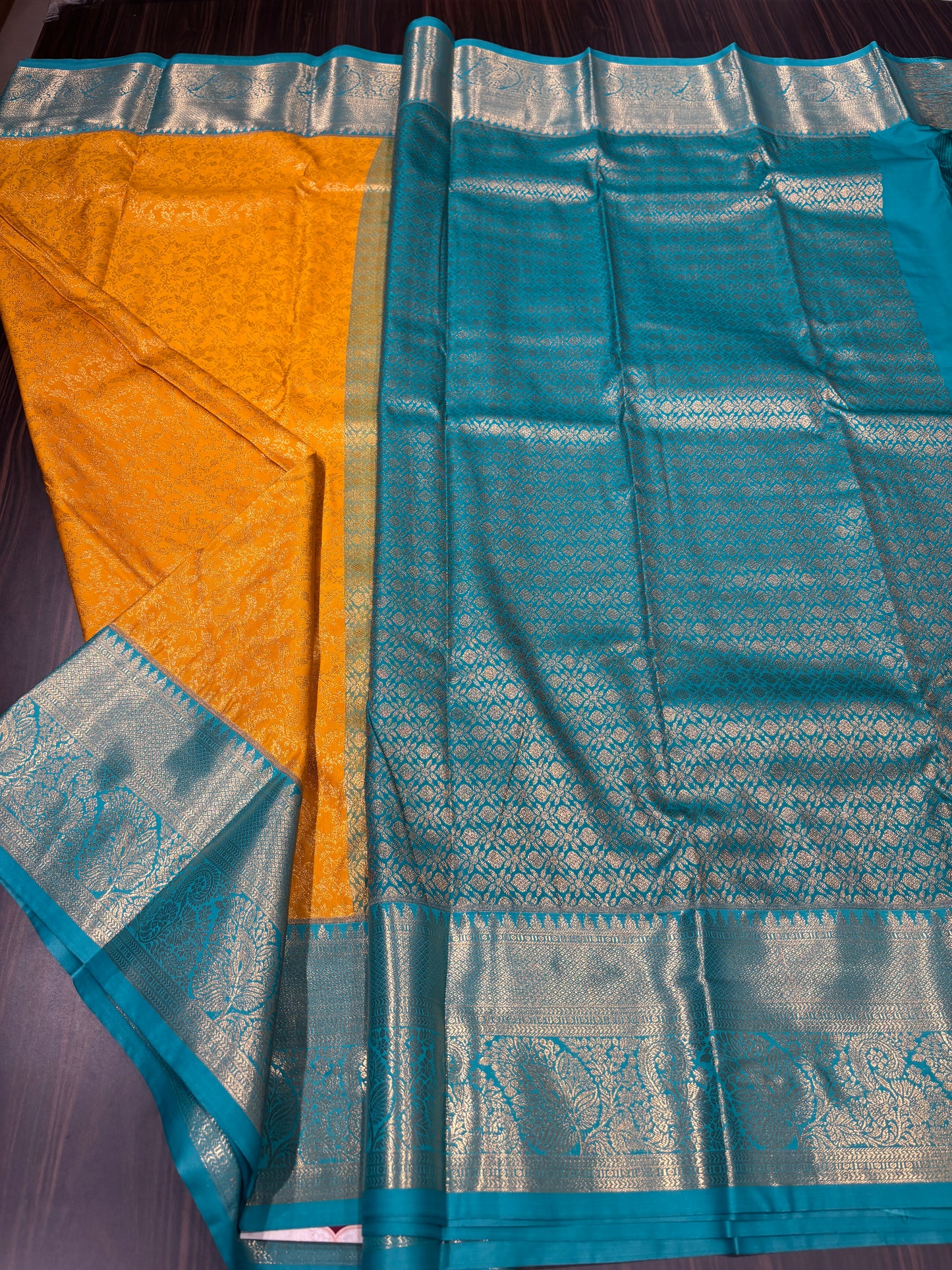 Semi Kanchipuram silk