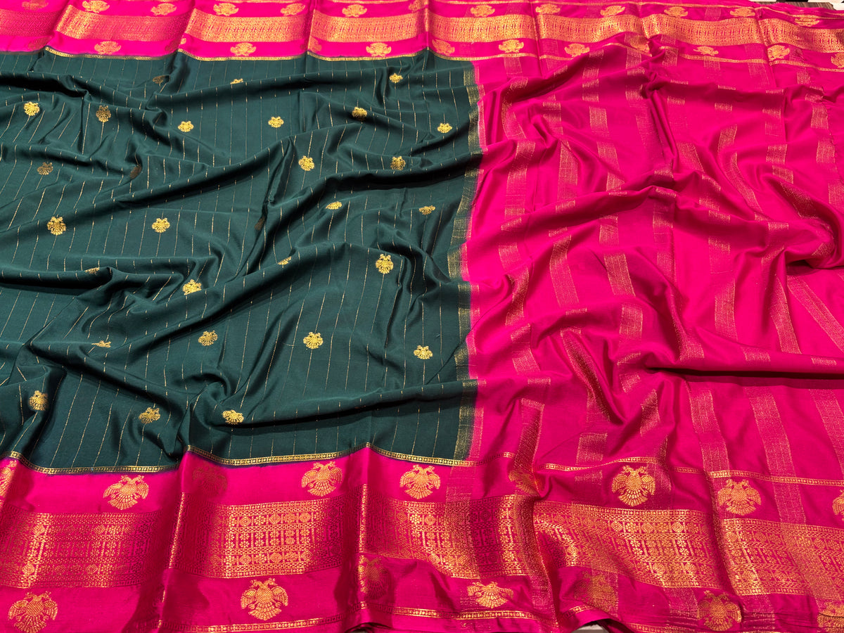 Semi Mysore Crape Silk