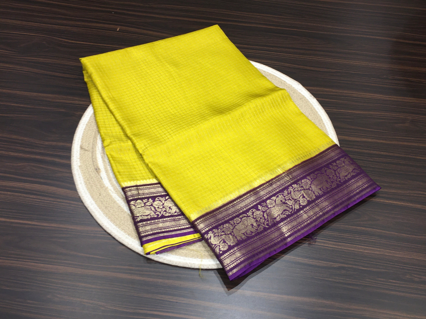 Semi Mysore Crape Silk