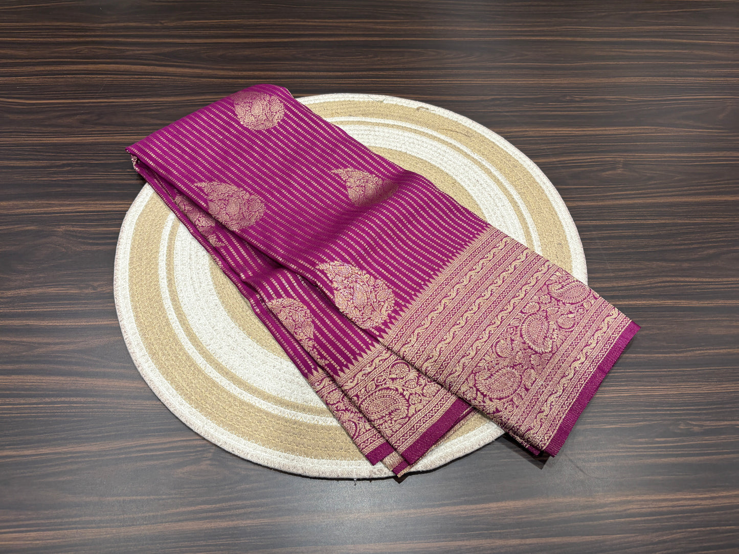 Soft crape saree