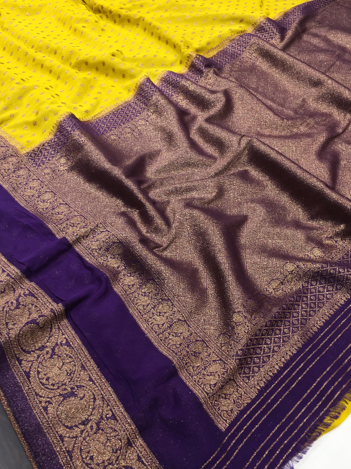 Chiffon georgette saree