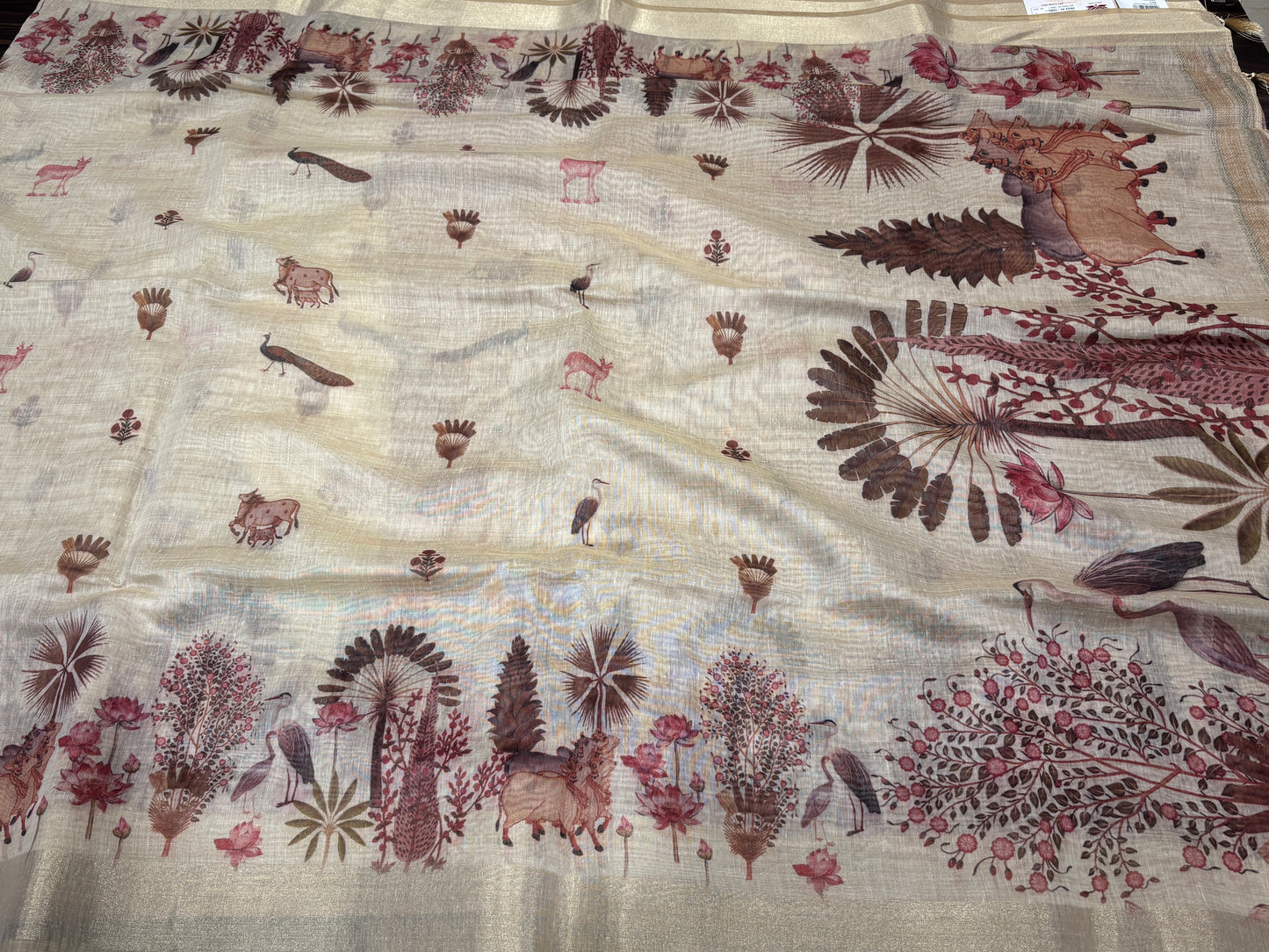 Fancy cotton saree