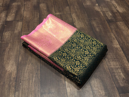 Semi Kanchipuram silk