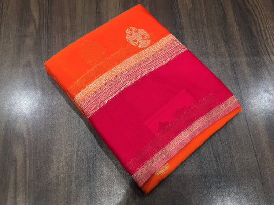 Chiffon Crape Saree
