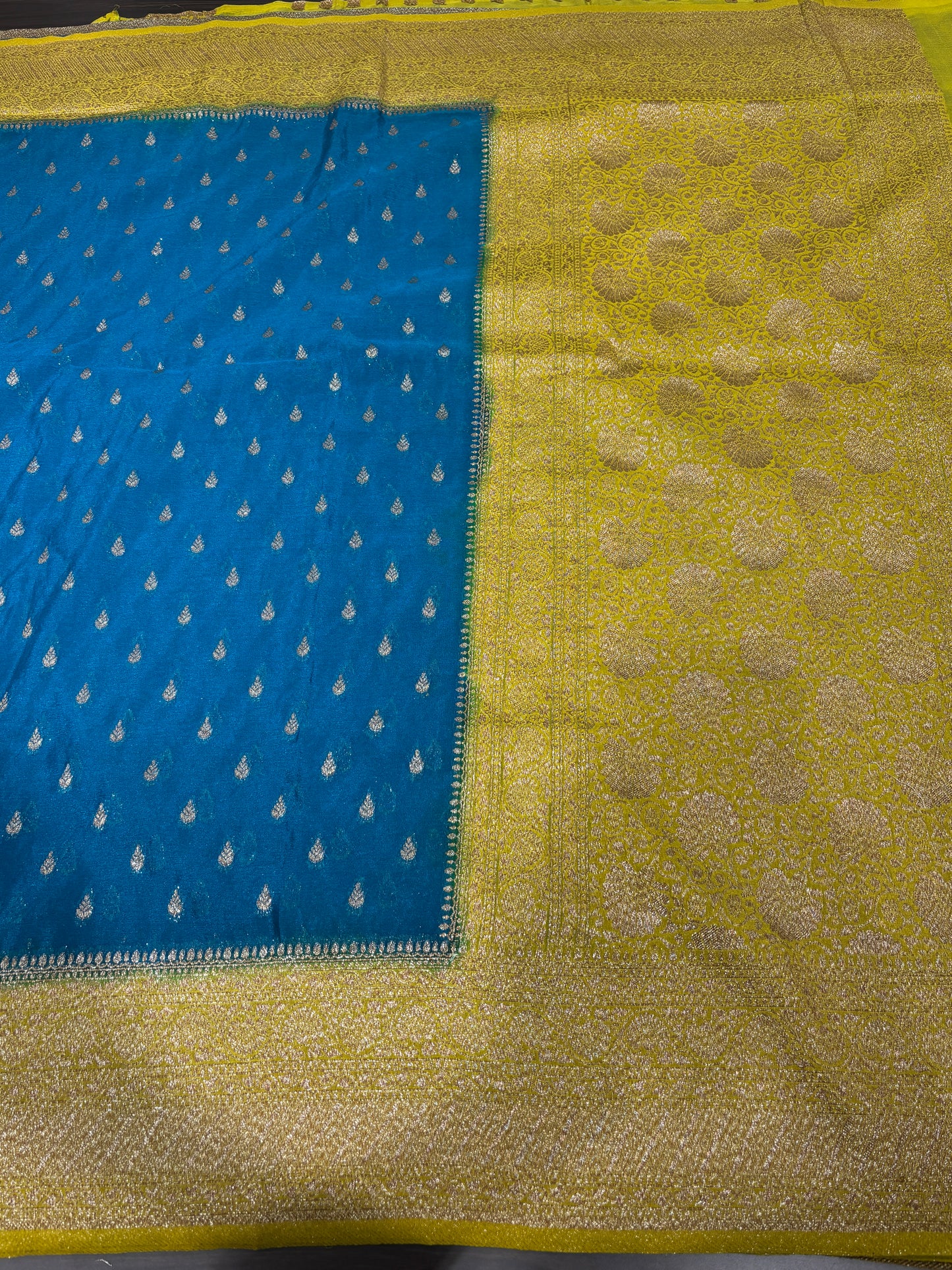Chiffon georgette saree