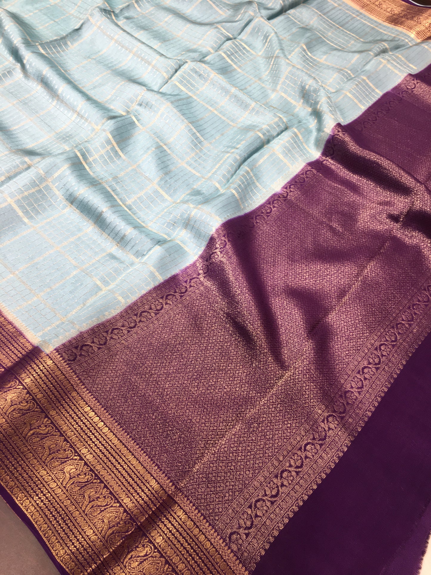 Semi Mysore Crape Silk