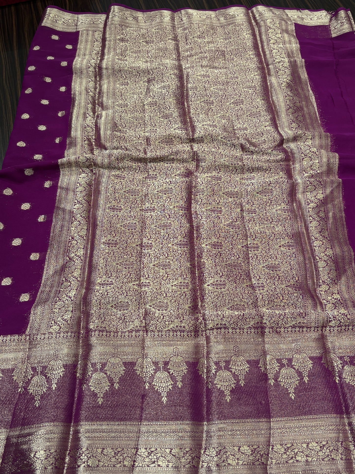Chiffon georgette saree