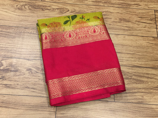 Semi Mysore Crape Silk