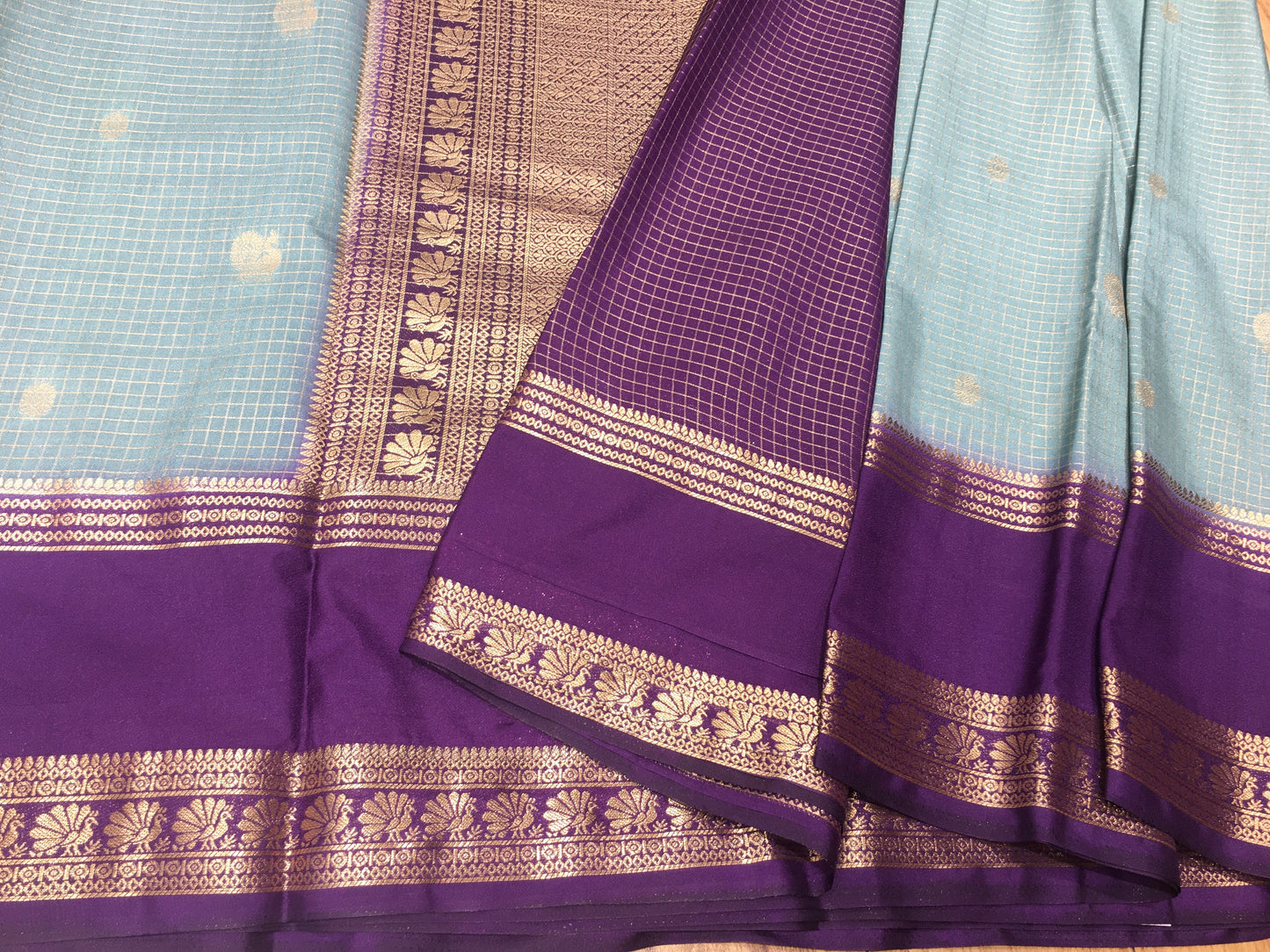 Semi Mysore Crape Silk