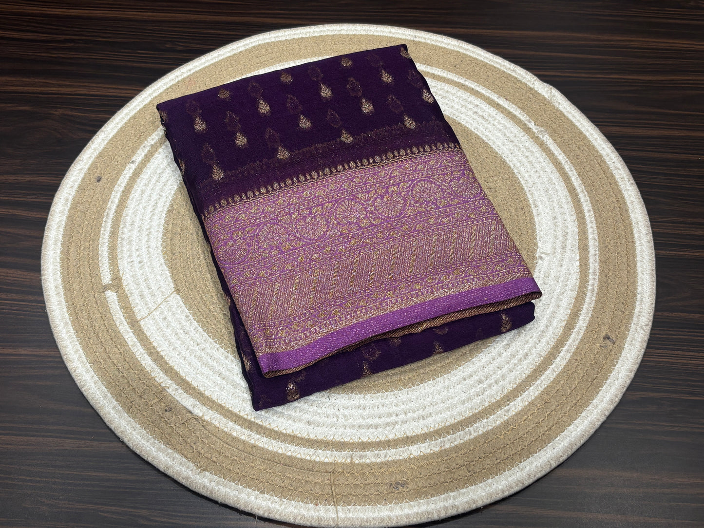 Chiffon georgette saree