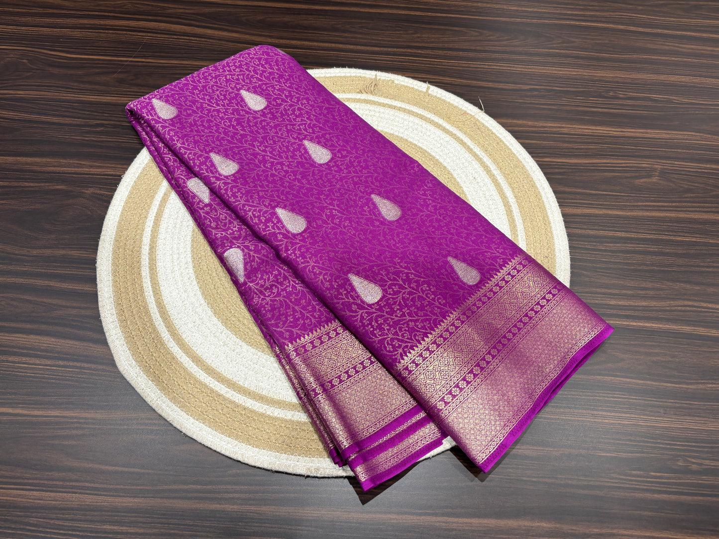 Chiffon georgette saree