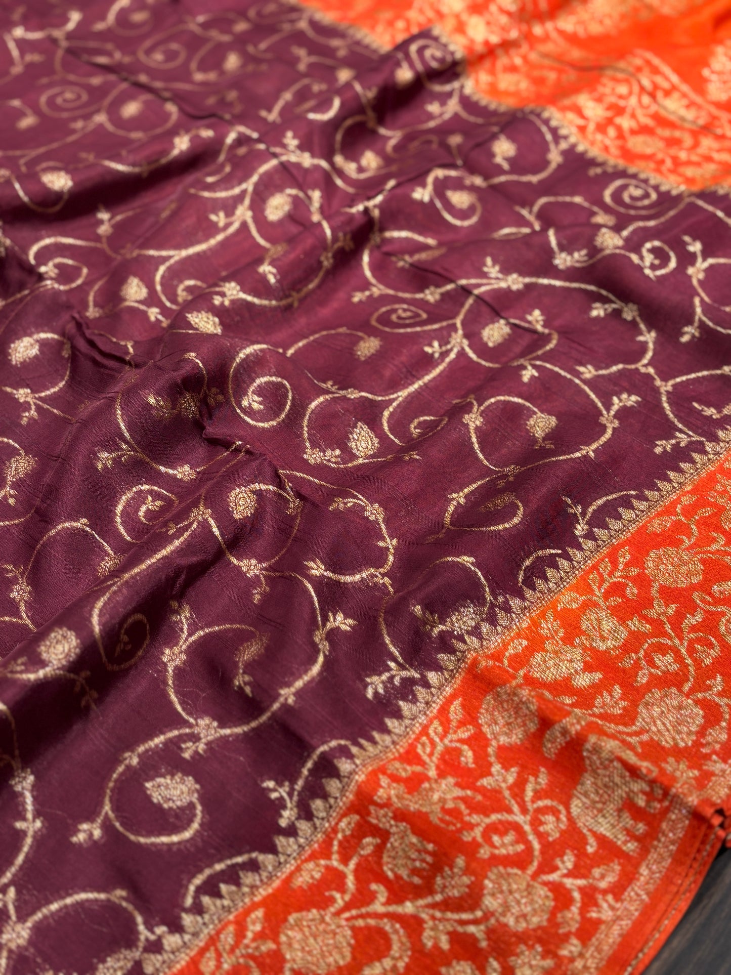 Soft tussar saree
