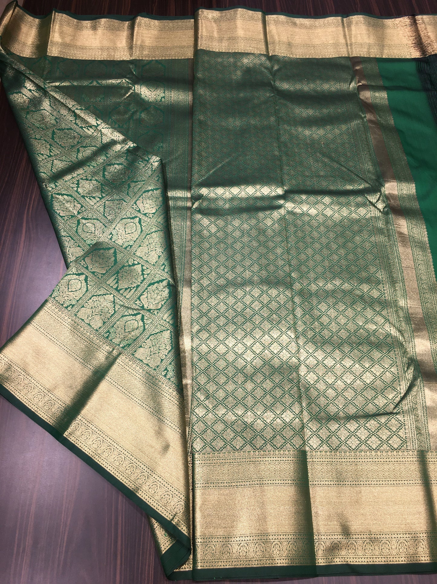 Semi Kanchipuram silk