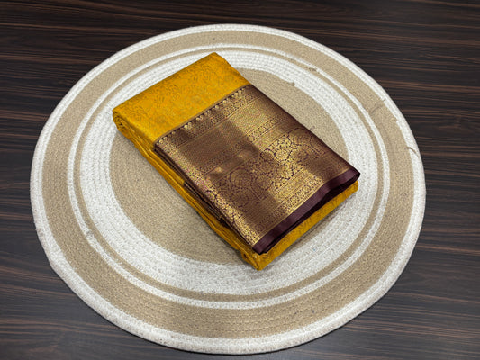 Semi Kanchipuram silk