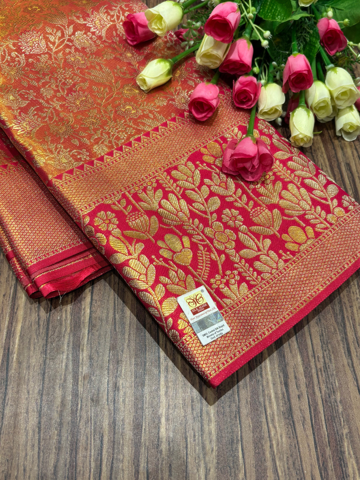Pure Kanchipuram silk