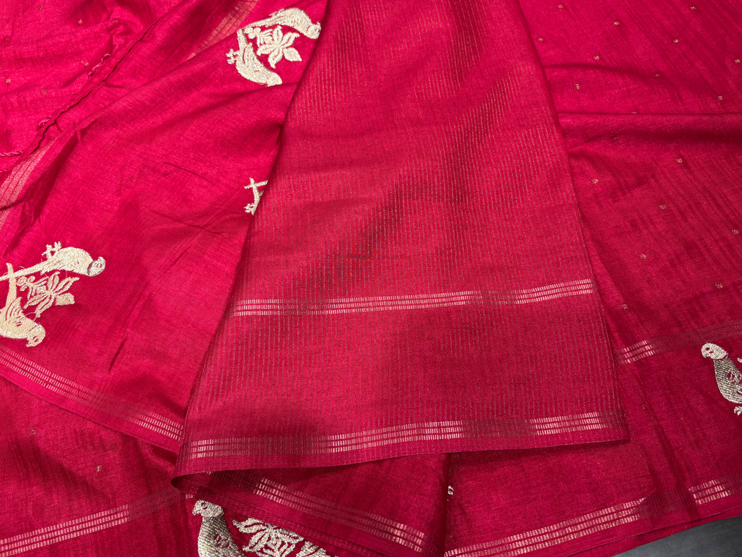 Soft tussar saree