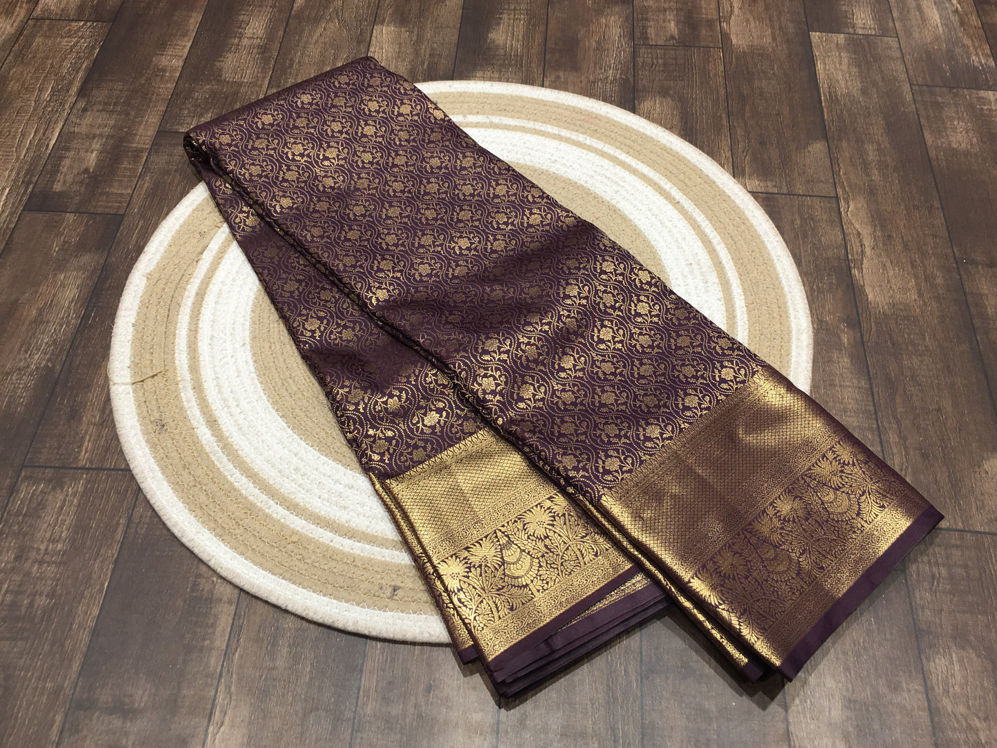 Semi Kanchipuram silk