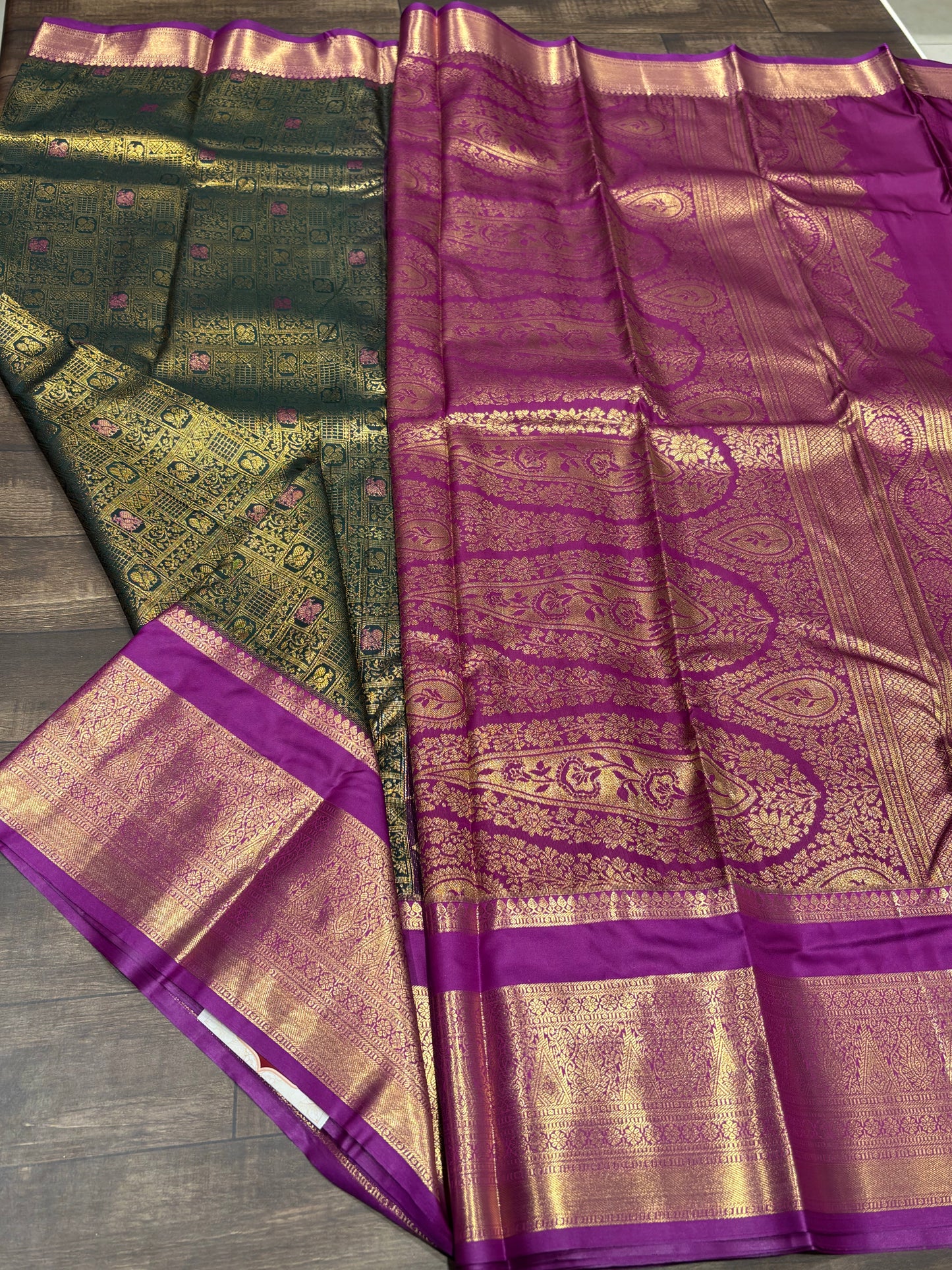 Semi Kanchipuram silk