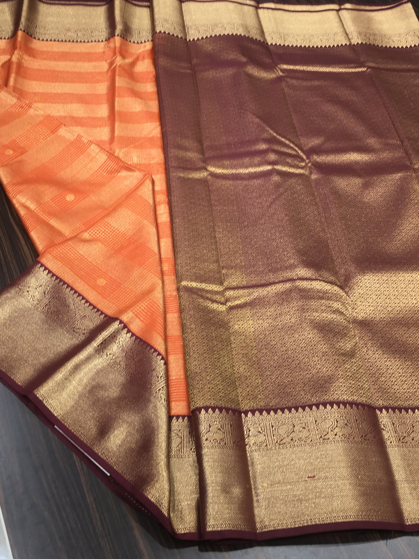 Semi Kanchipuram silk