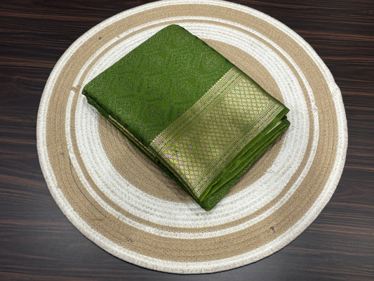Chiffon crape saree