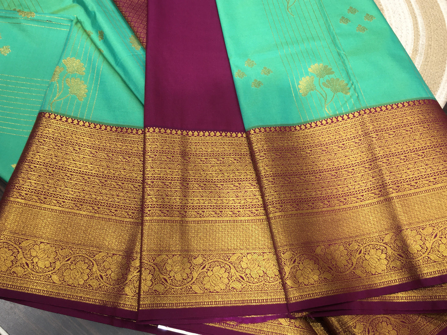 Semi Kanchipuram silk