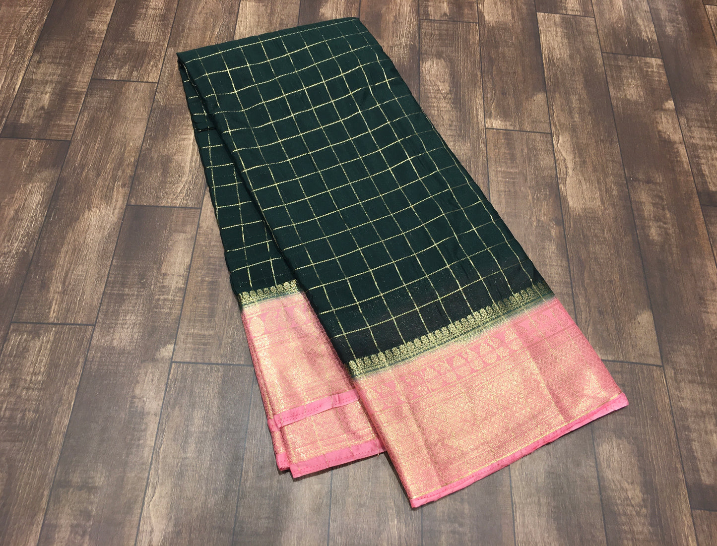 Semi Mysore Crape Saree