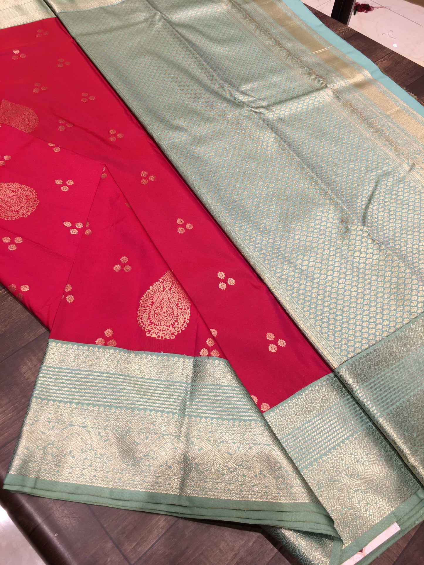 Semi Kanchipuram silk