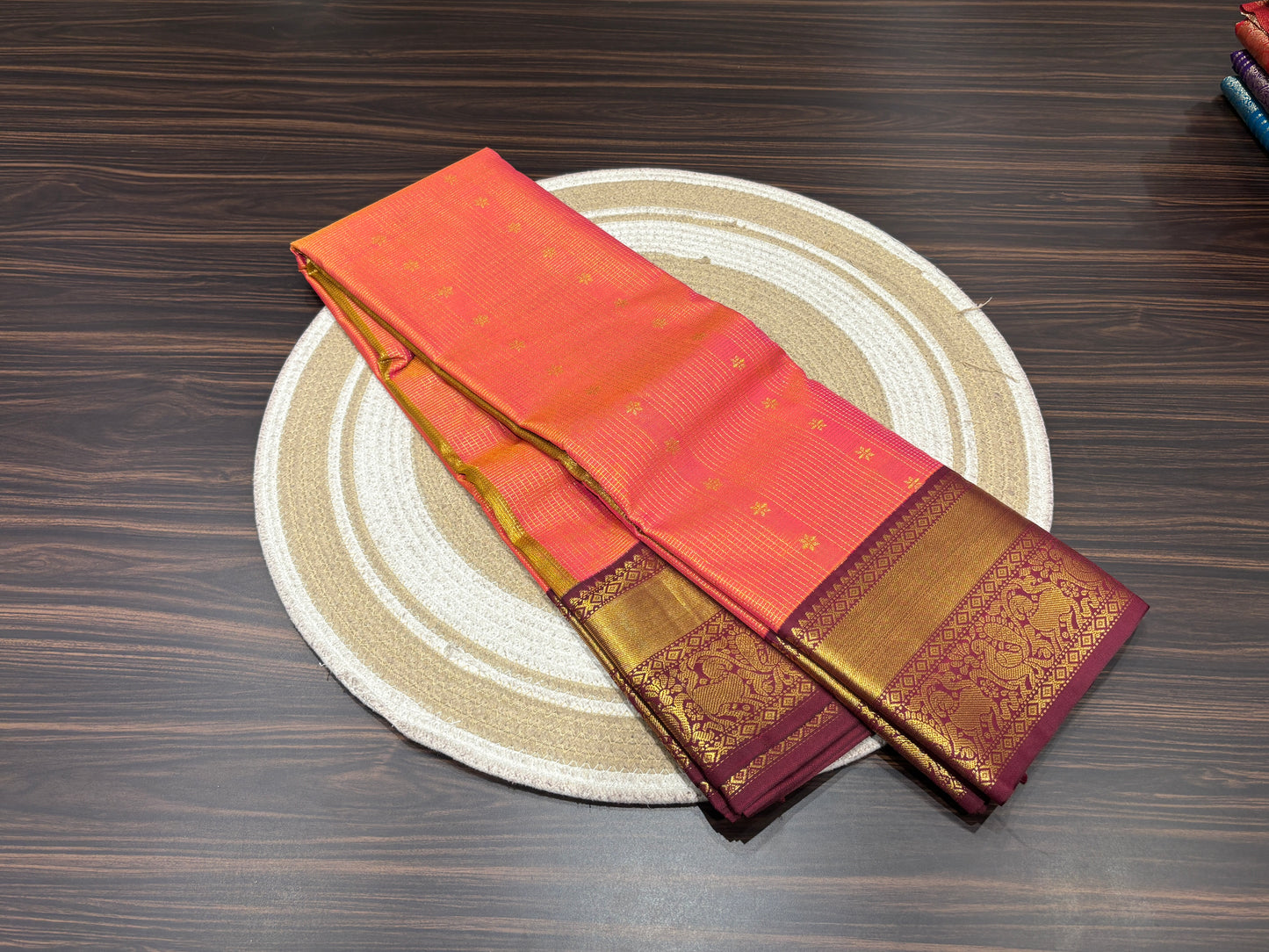 Semi Kanchipuram silk