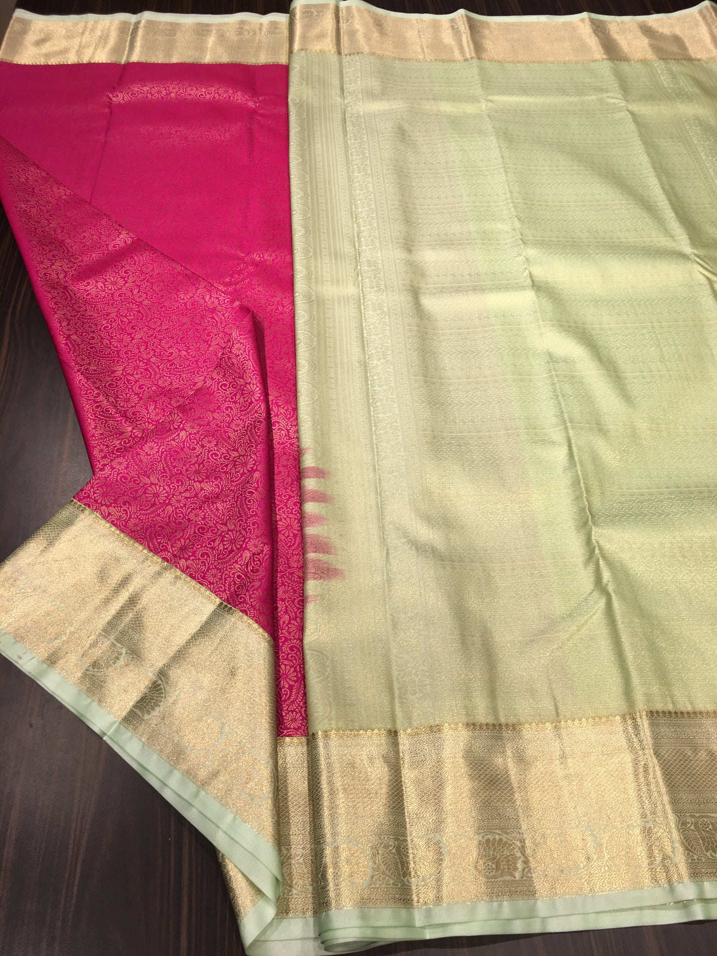 Semi Kanchipuram silk saree