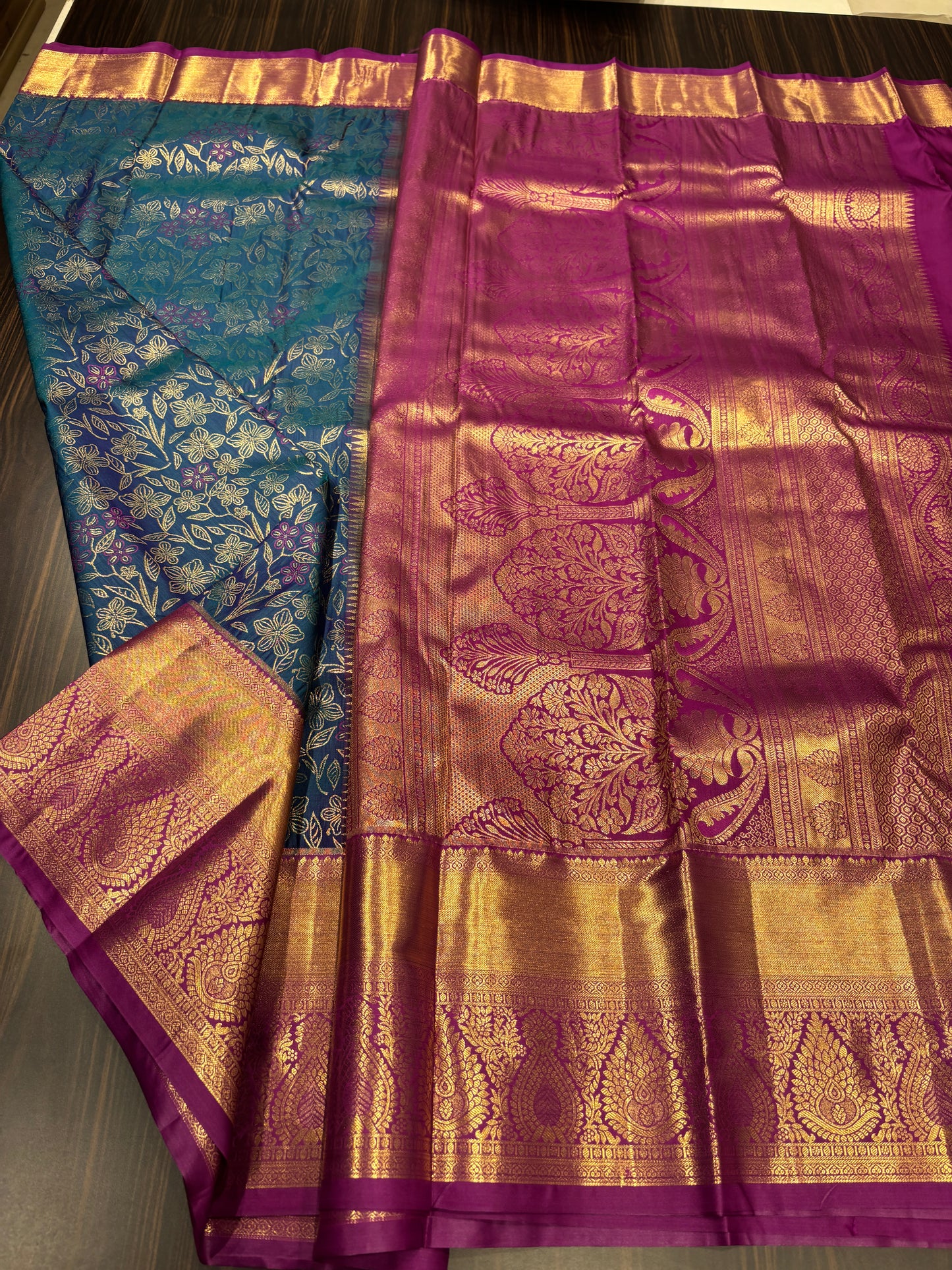 Semi Kanchipuram silk