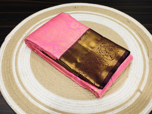 Semi Kanchipuram silk