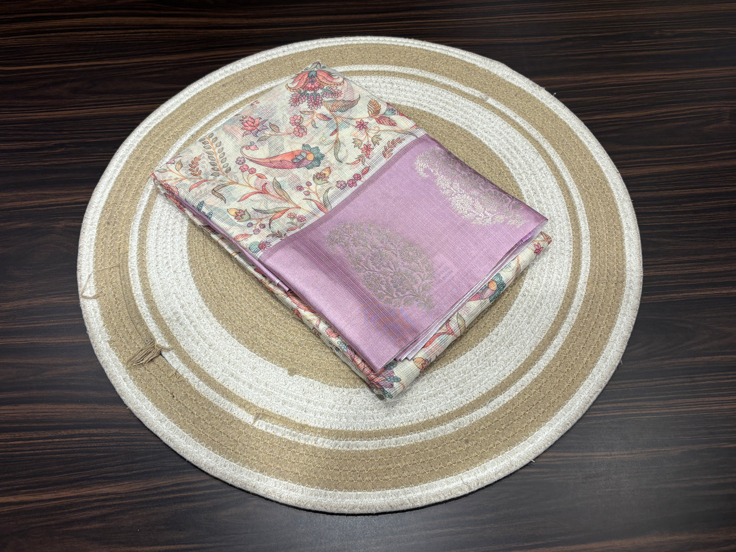 Semi tussar silk saree