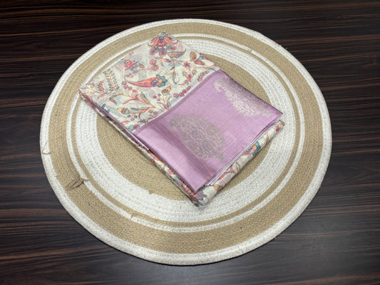 Semi tussar silk saree