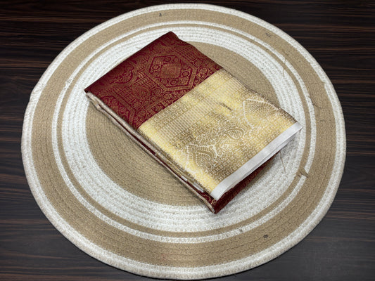 Semi Kanchipuram silk