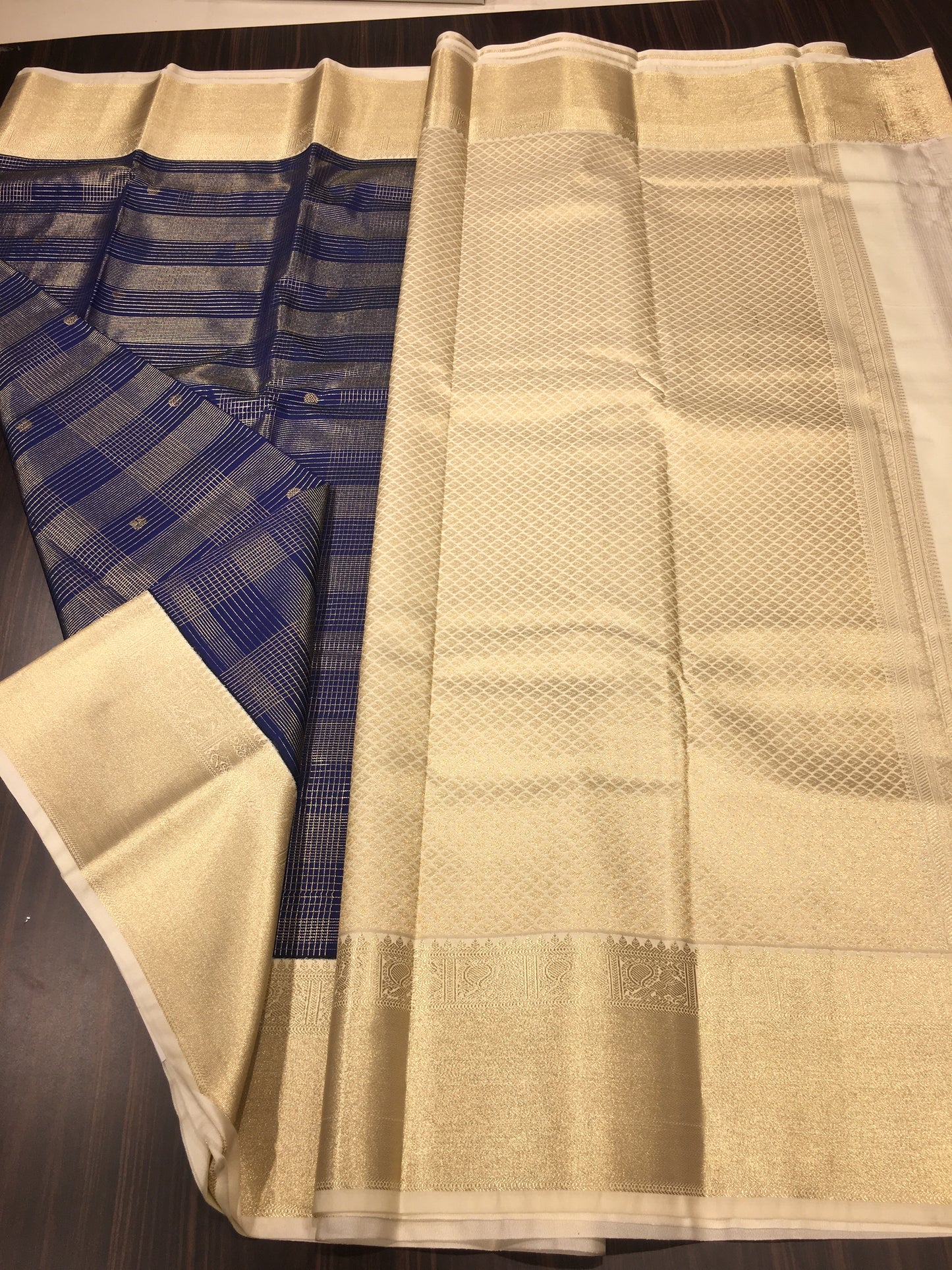 Semi Kanchipuram silk