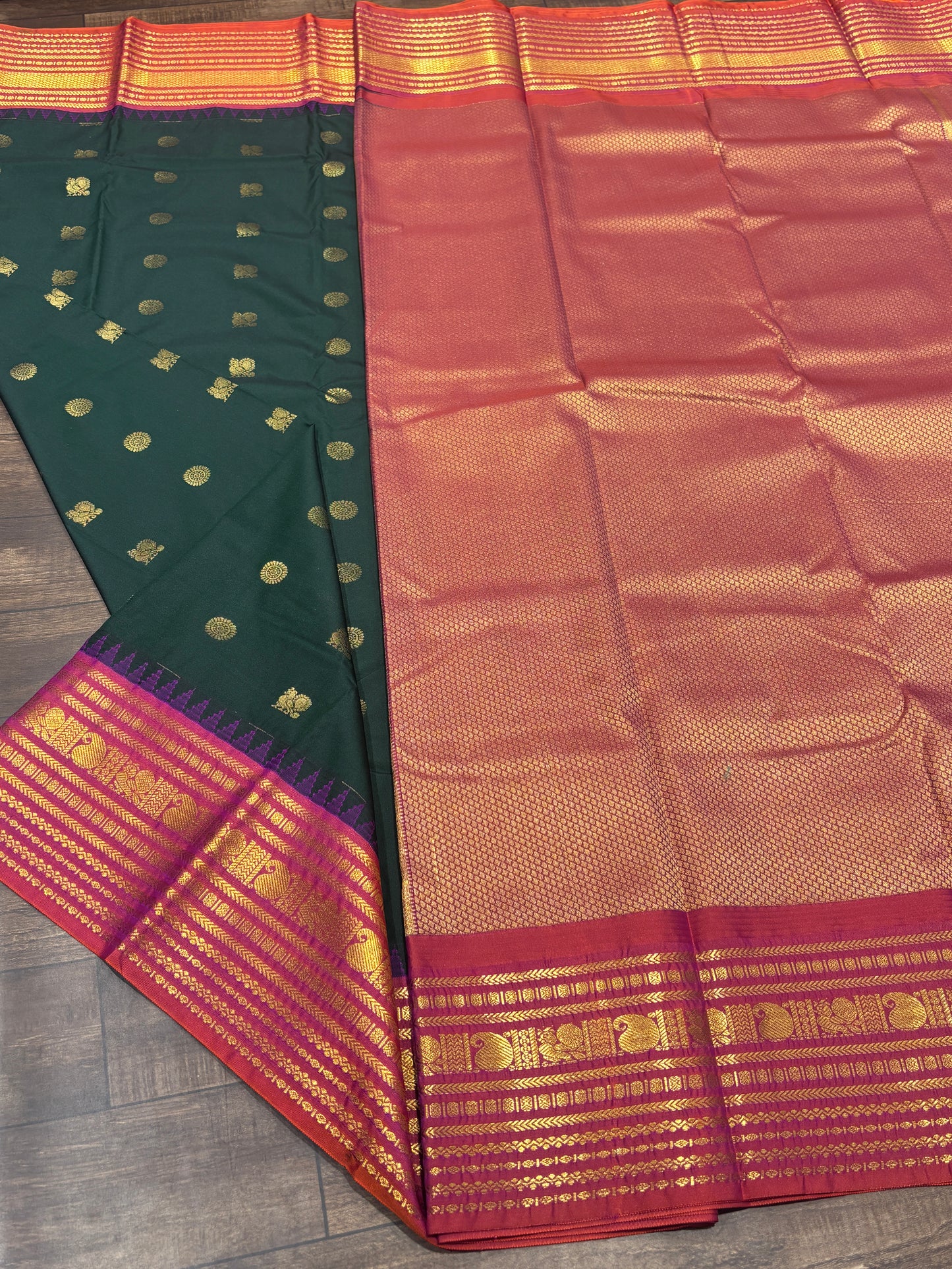 Semi Kanchipuram silk