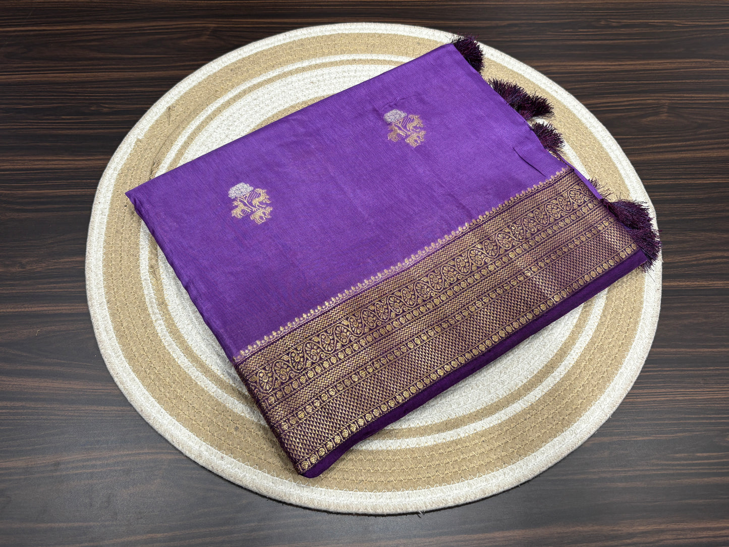 Soft tussar saree