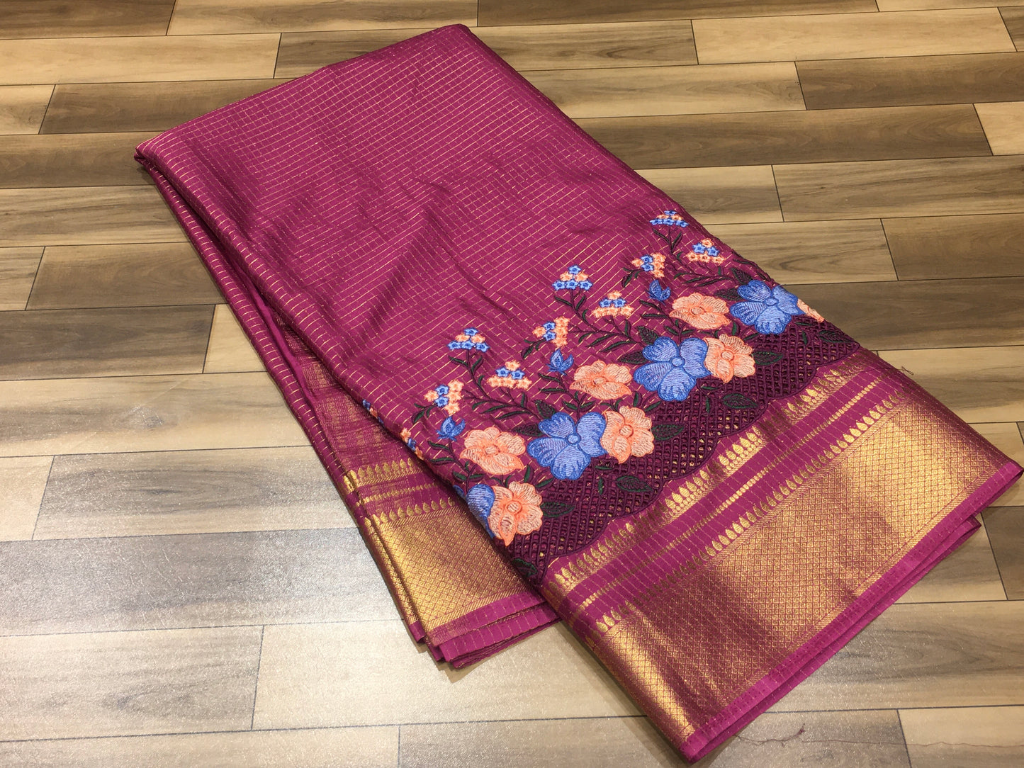 Semi Mysore crape silk