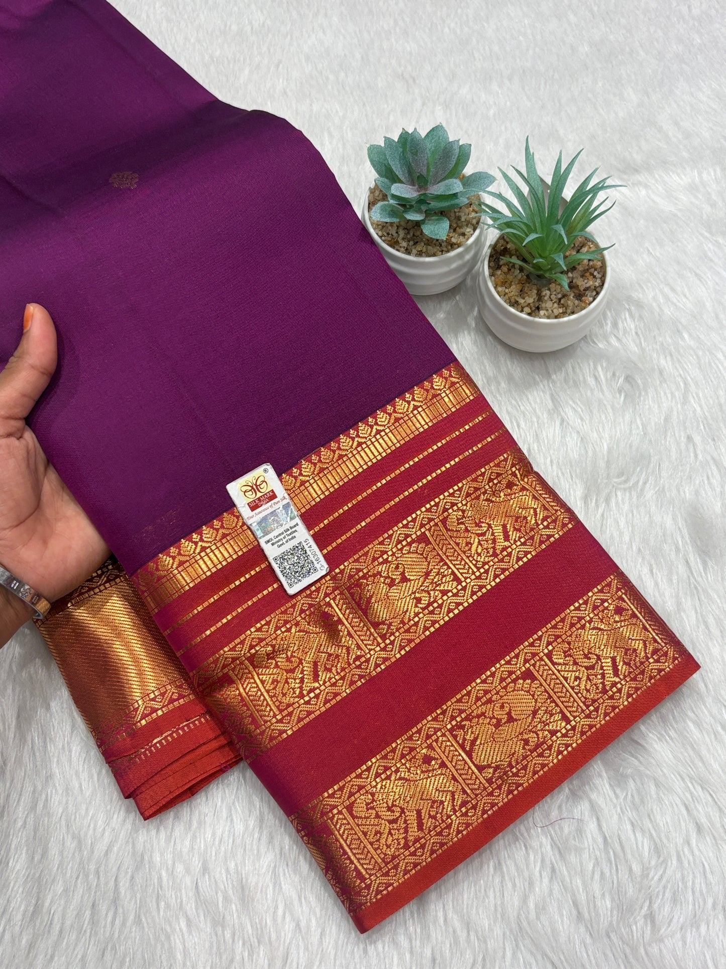 Pure Kanchipuram silk