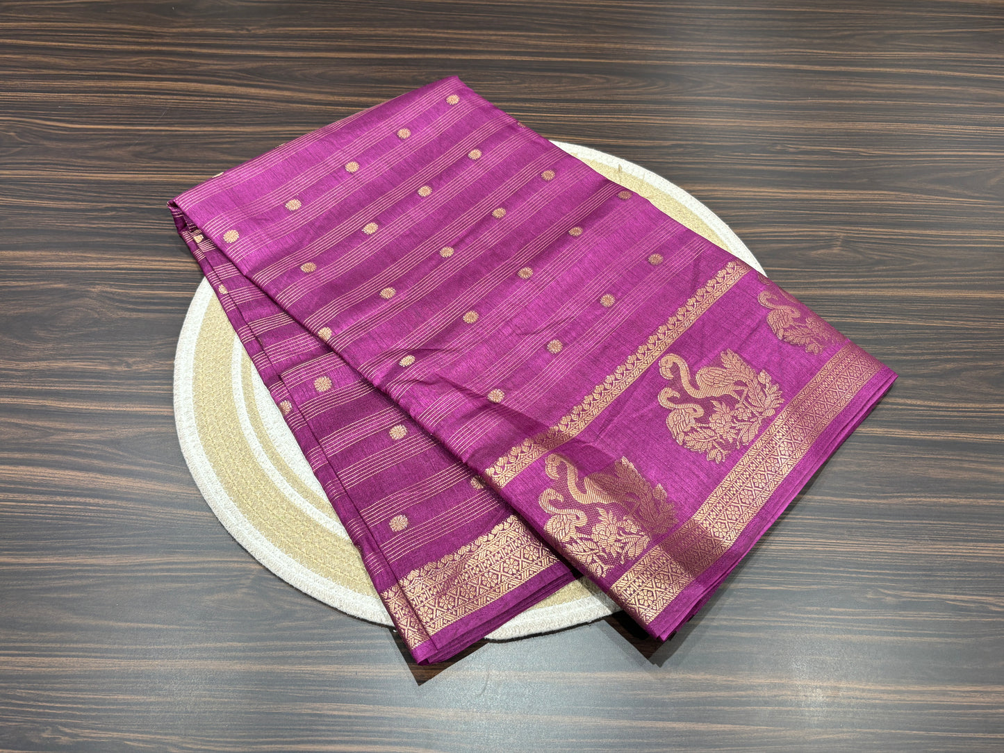 Mulberry silk saree