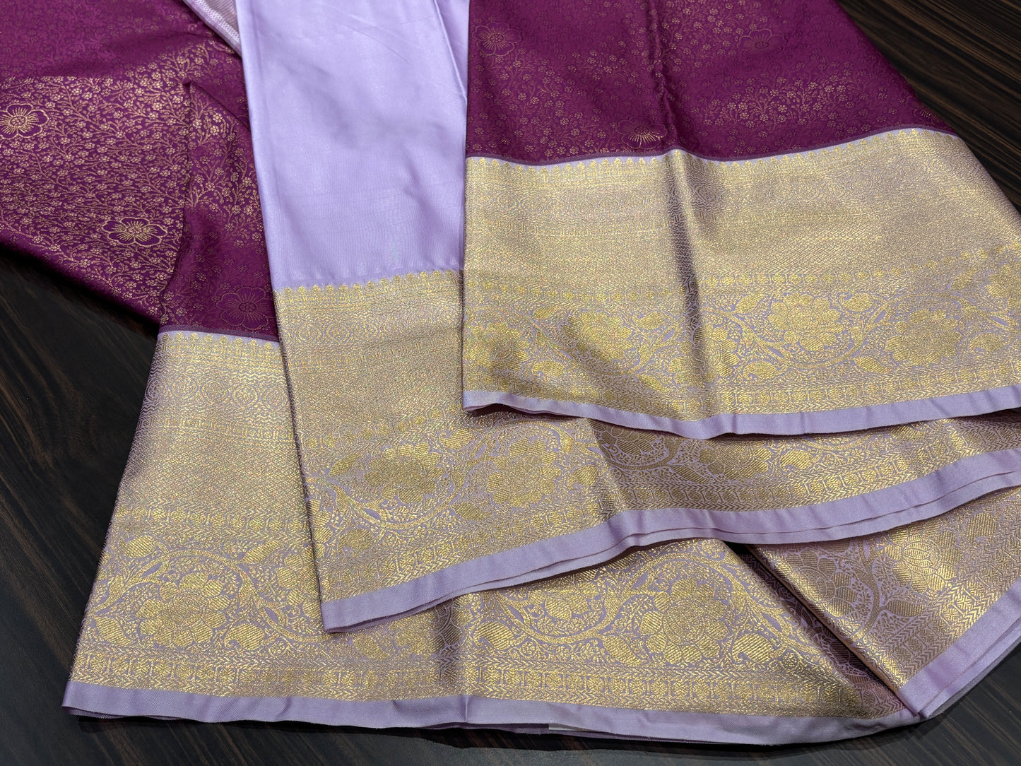 Semi Kanchipuram silk