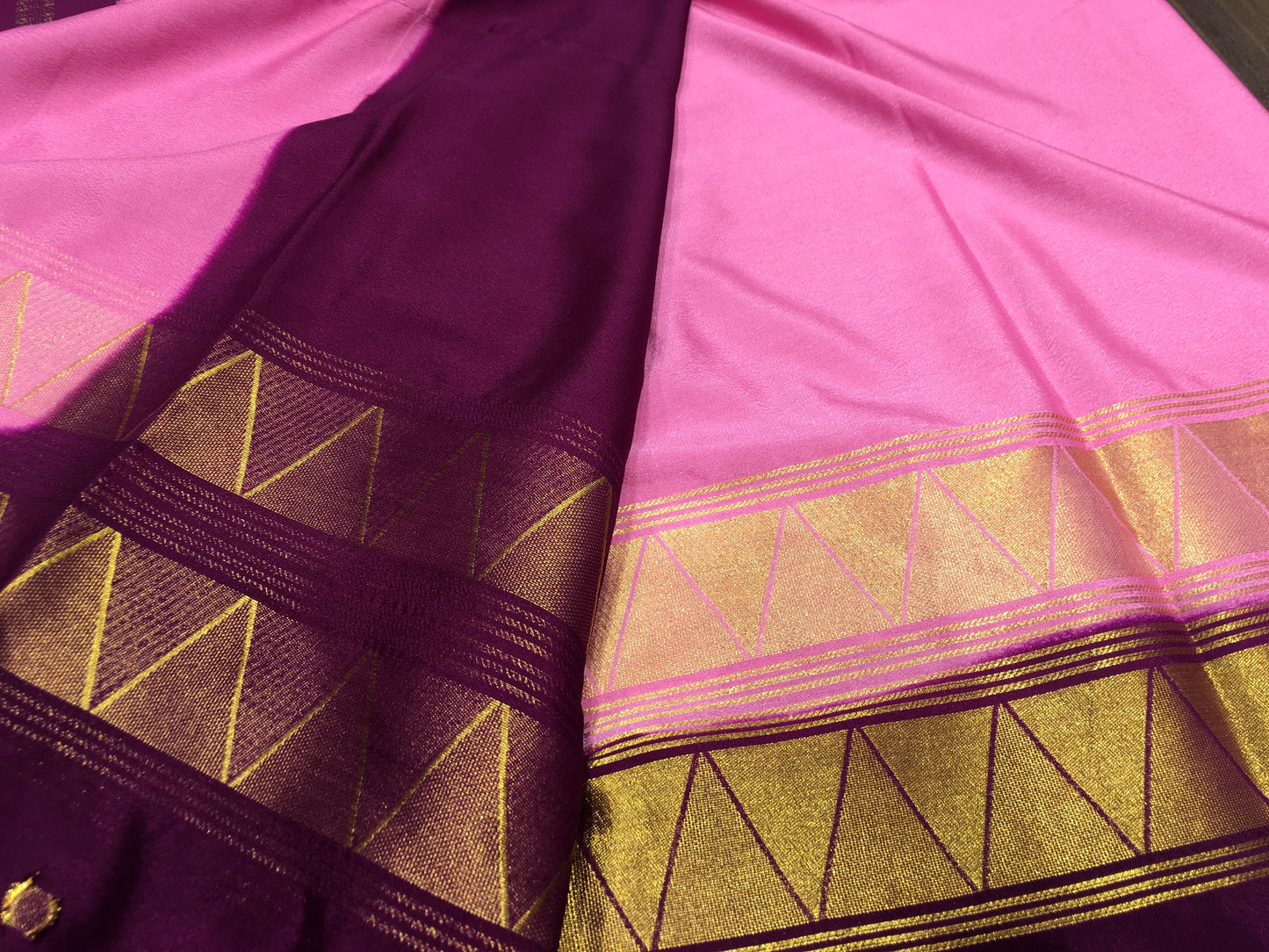 Semi Mysore Crape Silk