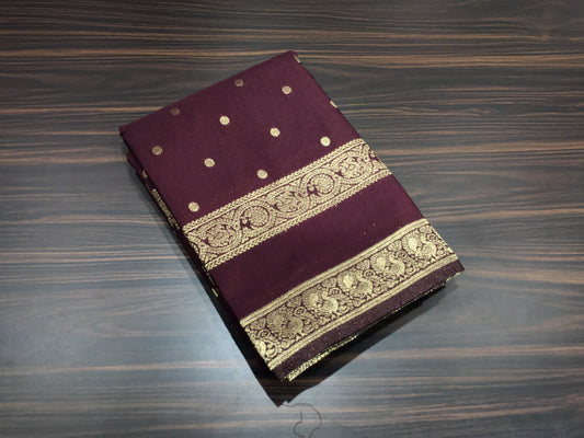 Soft crape saree