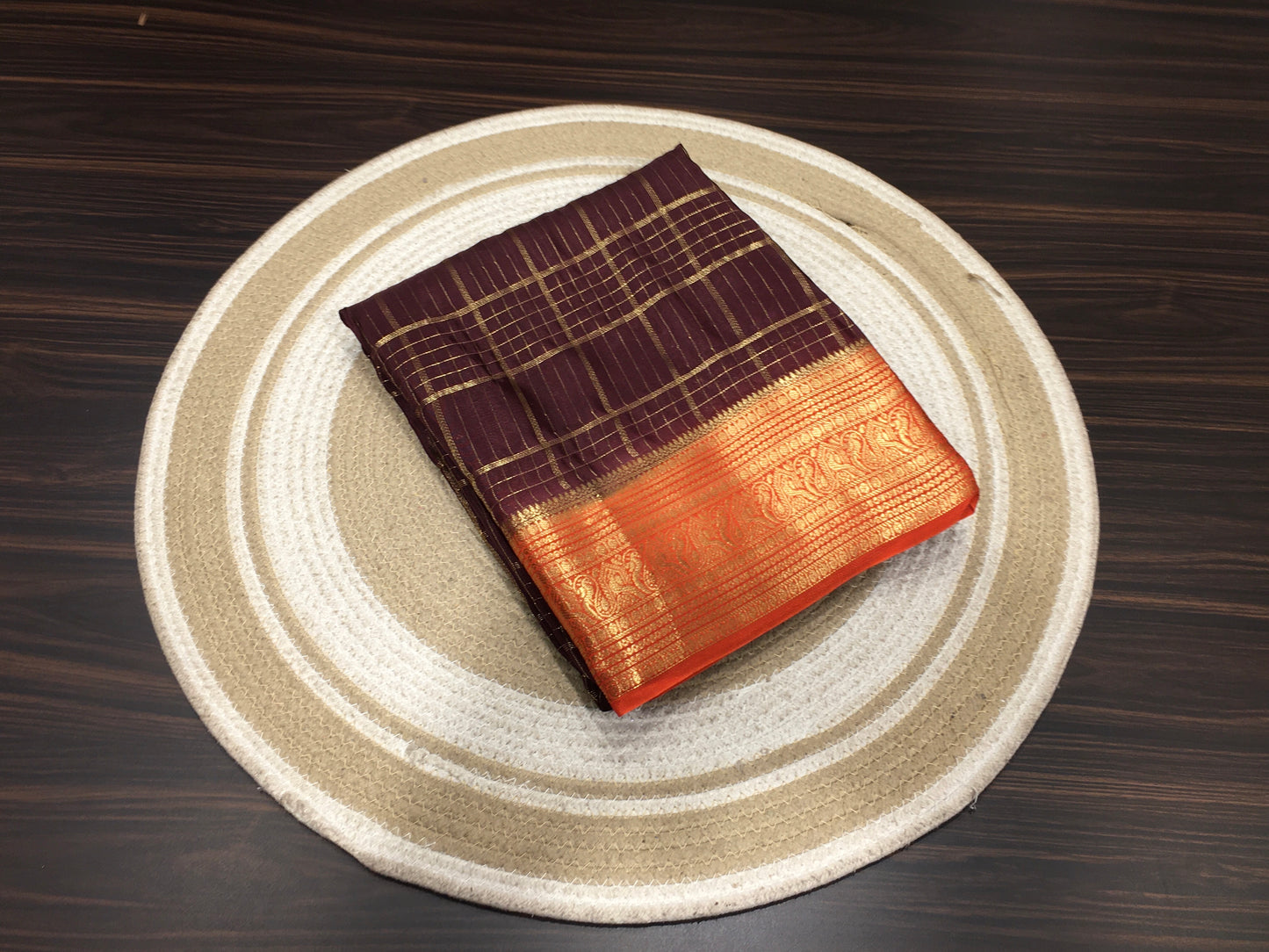 Semi Mysore Crape Silk
