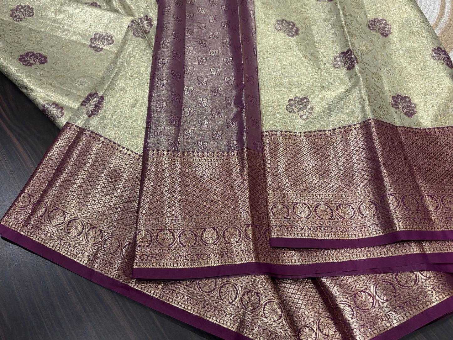 Semi Kanchipuram silk
