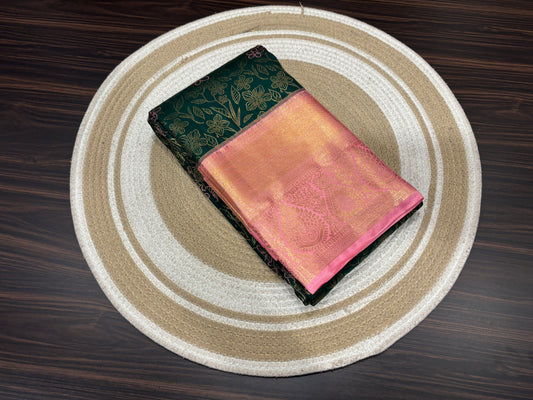 Semi Kanchipuram silk